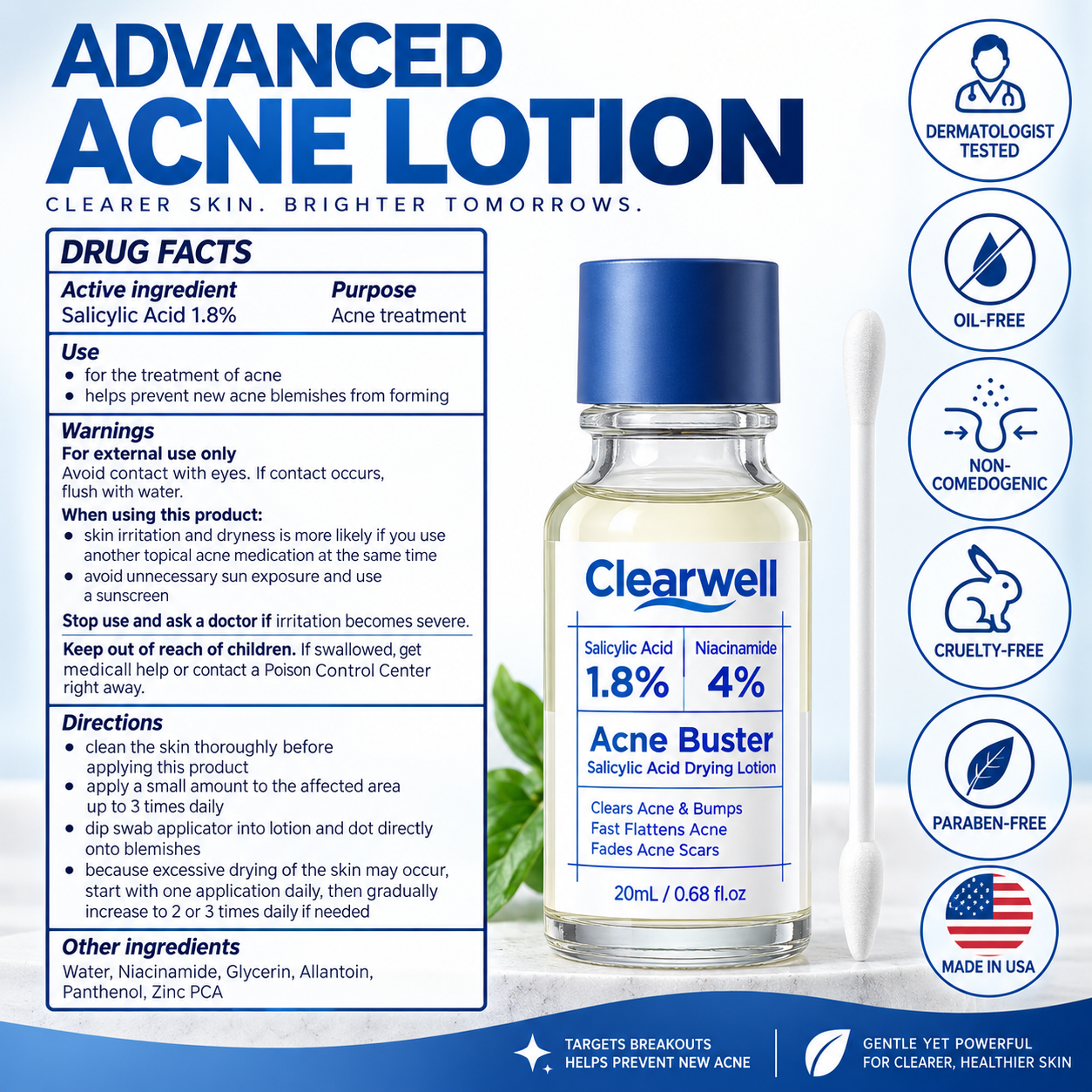 Clearwell Acne Lotion